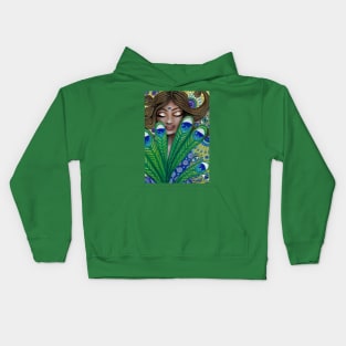 The Peacock Nymph Kids Hoodie